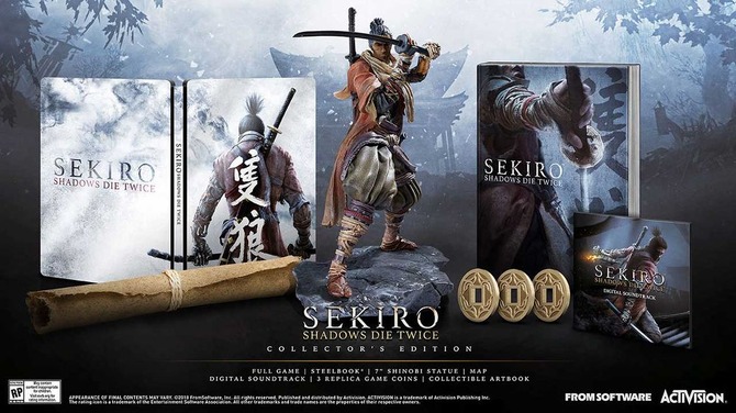 SEKIRO: SHADOWS DIE TWICE』刀を構えたクールなフィギュア付き