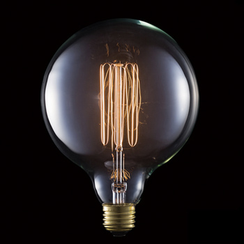 E26/60W G125 ボール形 カーボン｜白熱電球 ｜照明のライティング