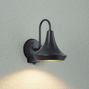 ポーチライト 人感センサ 黒 LED 60W｜エクステリアライト｜照明の