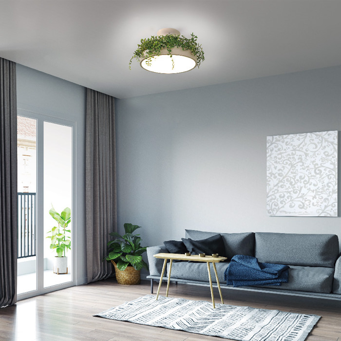 Giorno・リーフ 間接照明付 2WAY シーリングライト | 〜8畳・リモコン