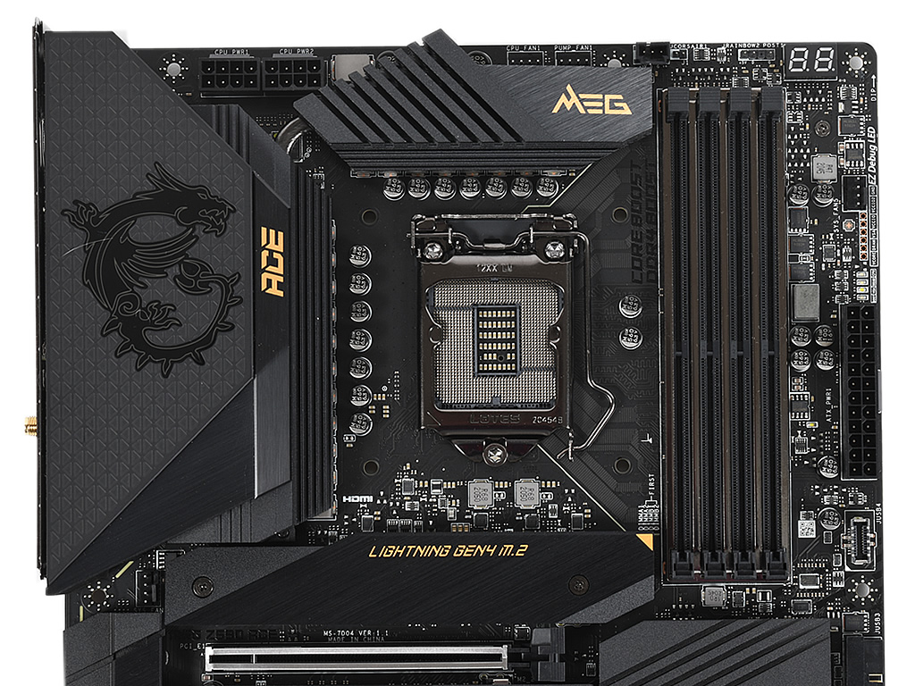 Adaptive Boostでもビクともしない、堅牢電源を備えたMSI「MEG Z590