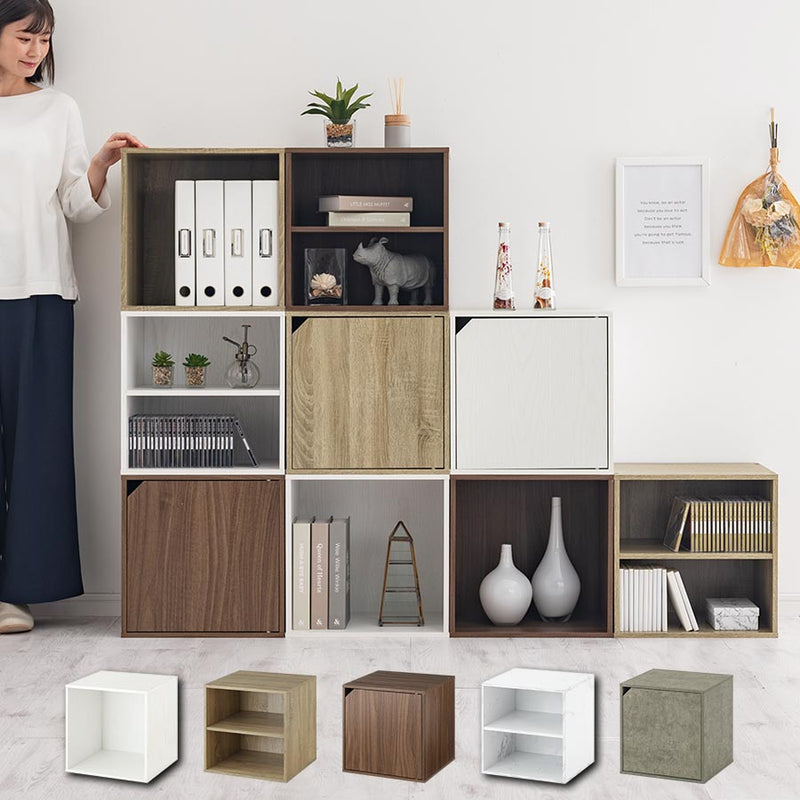 キューブボックス収納 幅40cm 本棚 ラック おしゃれ ぼん家具