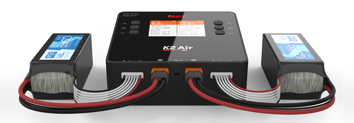 ISDT K2 Air Dual Charger AC200W/DC500W | G-FORCE | 株式会社ジー
