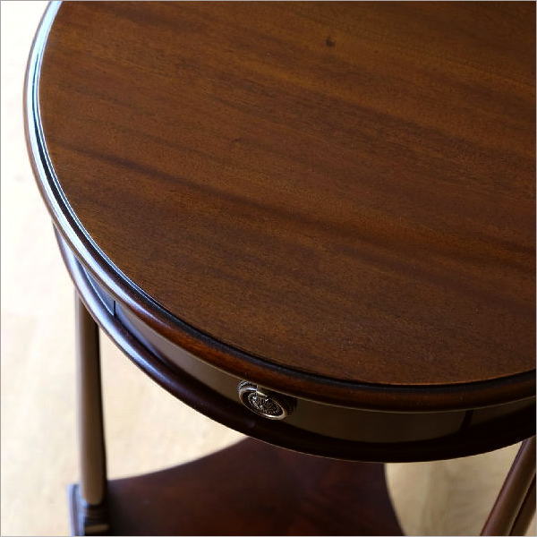 マホガニー無垢材 コンソール 天然木 木製 コンソールテーブル 花台