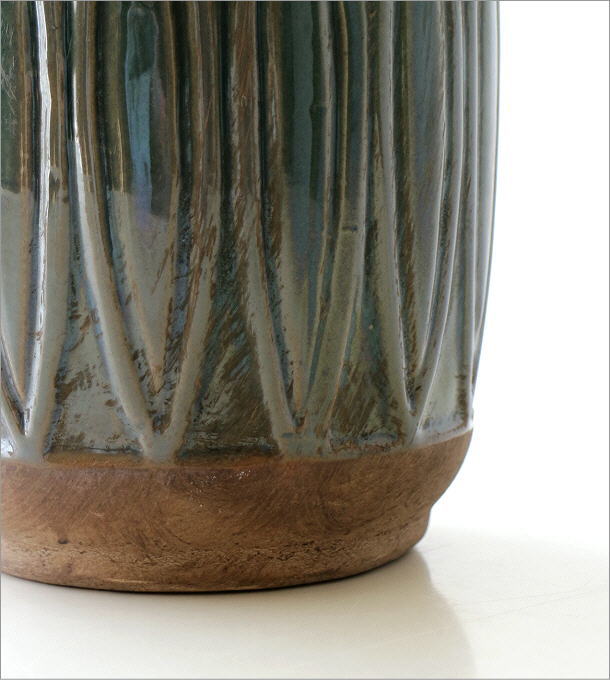 花瓶 おしゃれ 陶器 アンティーク レトロ 花器 フラワーベース