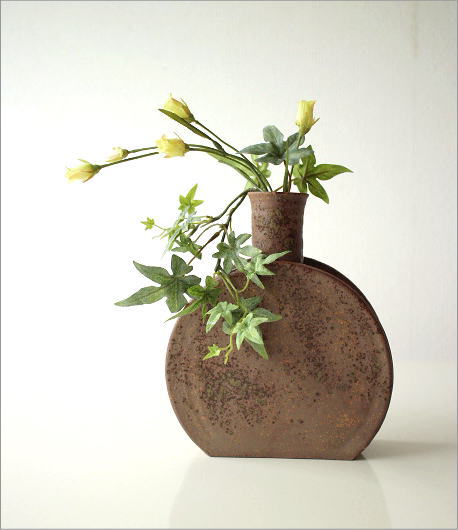 花瓶 おしゃれ 陶器 和風 花器 一輪挿し フラワーベース 和陶器ベース