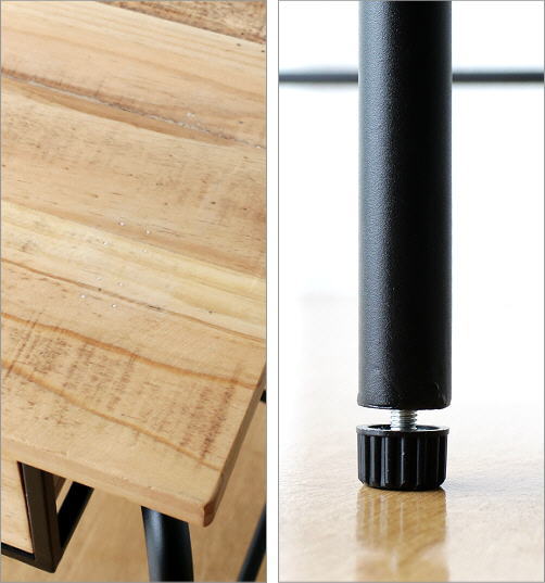 コンソールデスク おしゃれ コンソールテーブル アイアン ウッド 天然