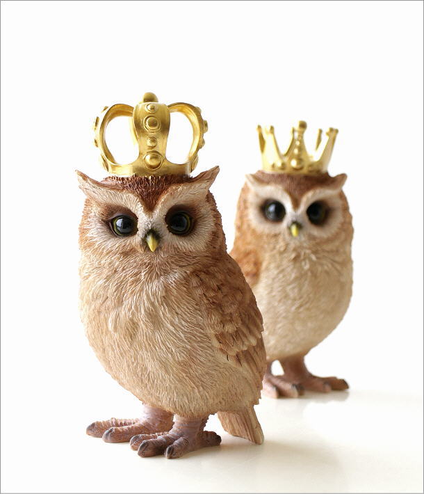 ふくろう 置物 オブジェ おしゃれ 雑貨 かわいい アンティーク レトロ