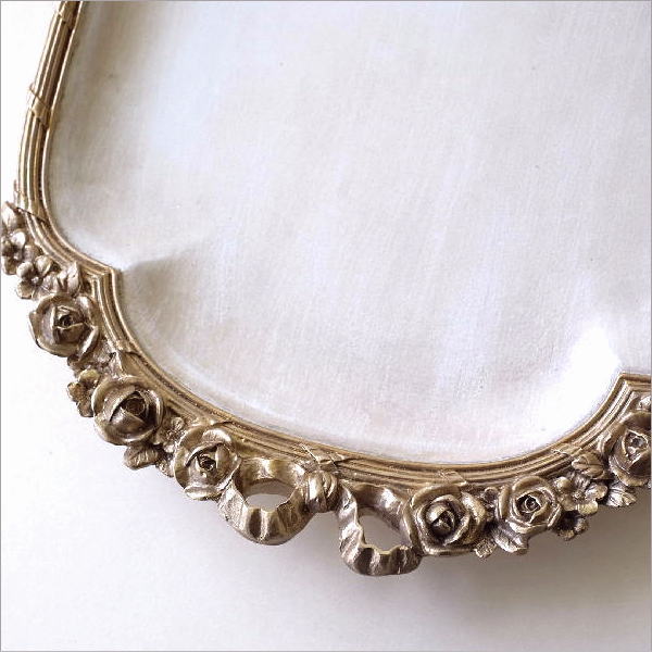 トレー トレイ おしゃれ 小物置き 卓上 エレガント クラシック