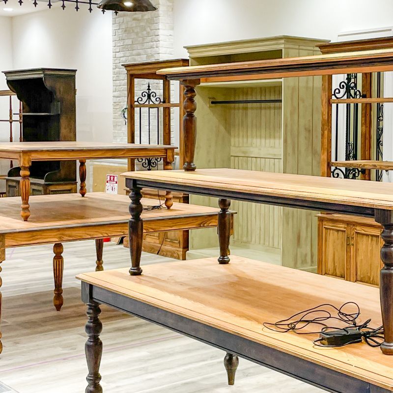 アパレルショップ向けハンガーポール付きクローゼットW1500特注店舗