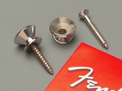 FENDER USA フェンダー ストラップピン ニッケル 2個セット 【Vintage