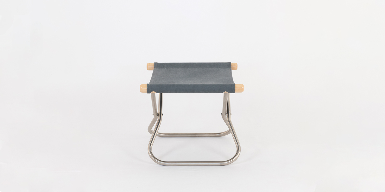 ニーチェアエックス オットマン・ナチュラル × グレー【2月中旬出荷