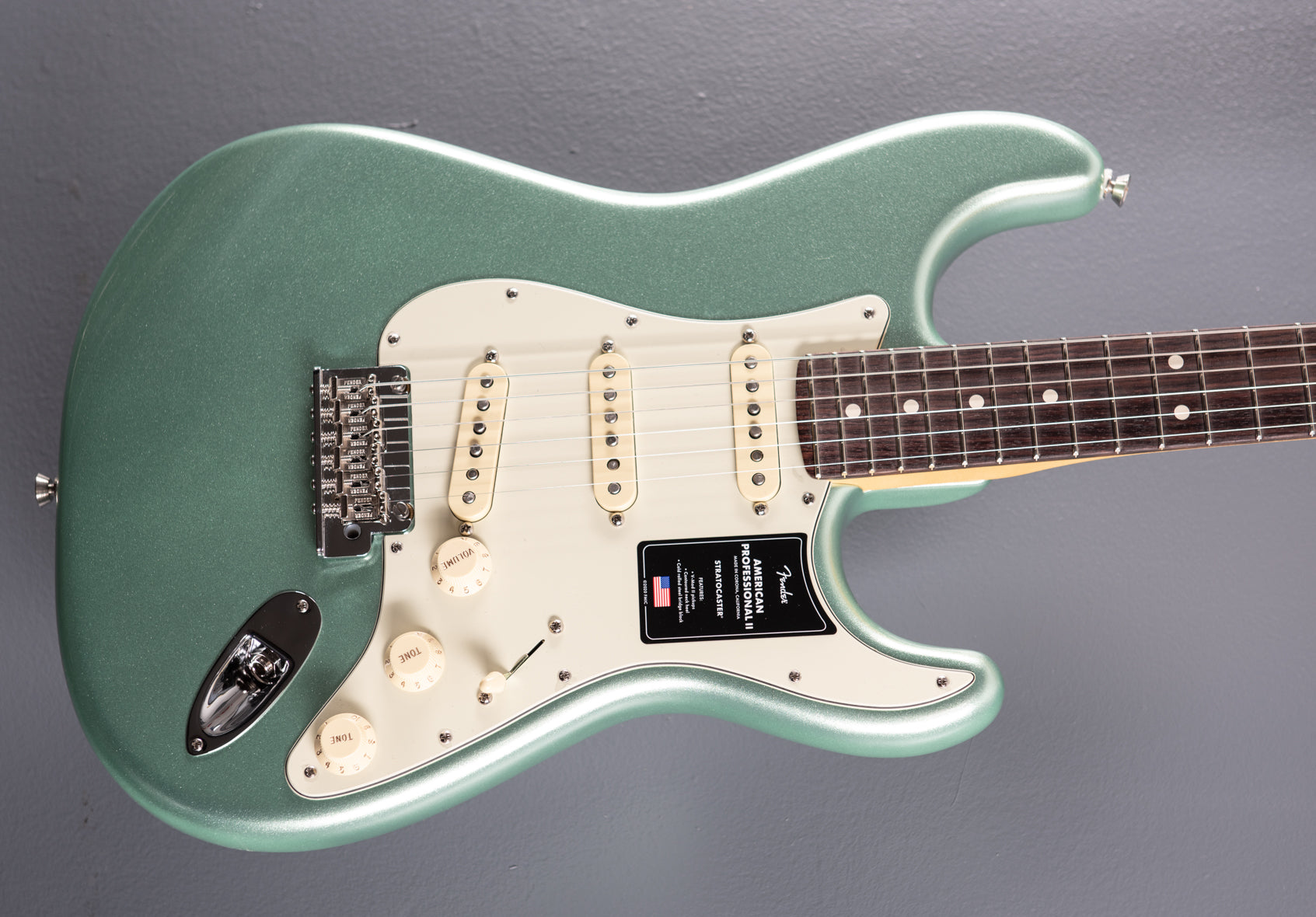 American Professional II Stratocaster - Mystic Surf Green w