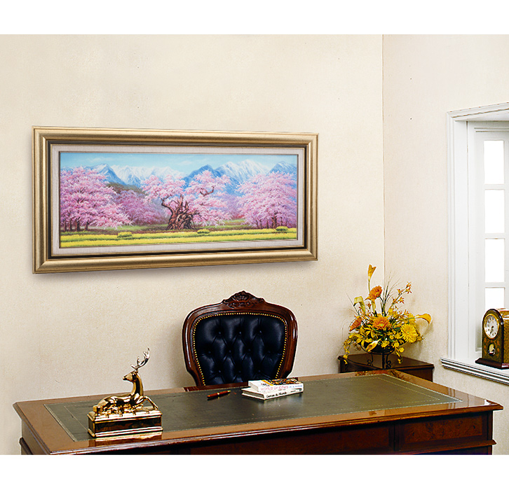 神代桜「長寿の祈り」 肉筆油彩画 - 三宝堂オンラインショップ