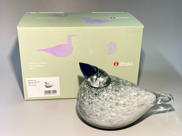 Grey Siberian Jay - Siperian Kuukkeli harmaa - Oiva Toikka Iittala