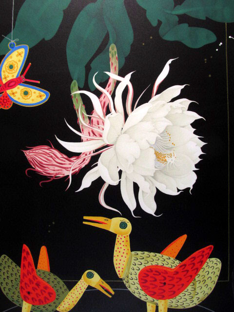 中島千波 月下の夜