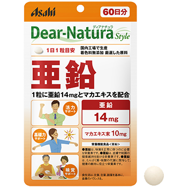 亜鉛 [パウチタイプ]｜アサヒのサプリ ディアナチュラ | アサヒ