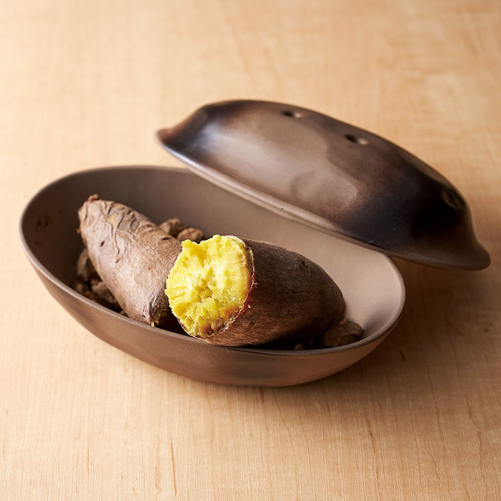 万古焼 電子レンジで簡単石焼いも鍋 通販 - ディノス