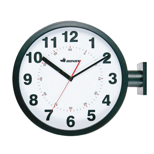DULTON ONLINE SHOP | DOUBLE FACE WALL CLOCK BLACK(BLACK