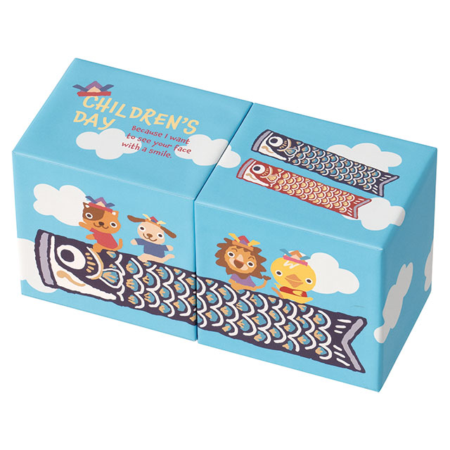 こどもの日スリーブBOX-1／こいのぼり(W198×D80×H98 こいのぼり