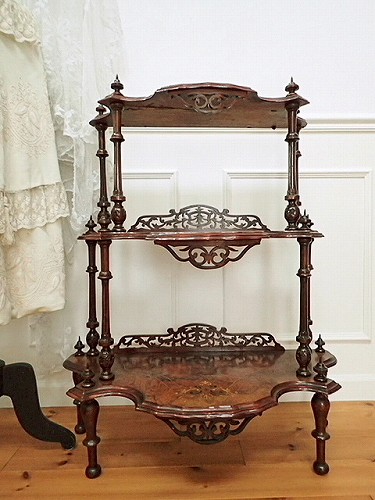 装飾美 ナポレオンシェルフ - 薔薇と天使のアンティーク