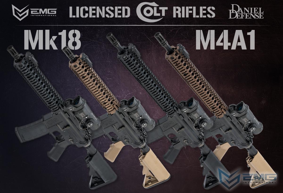 EMG Custom Built Colt Licensed M4 SOPMOD Block 2 Airsoft AEG Rifle