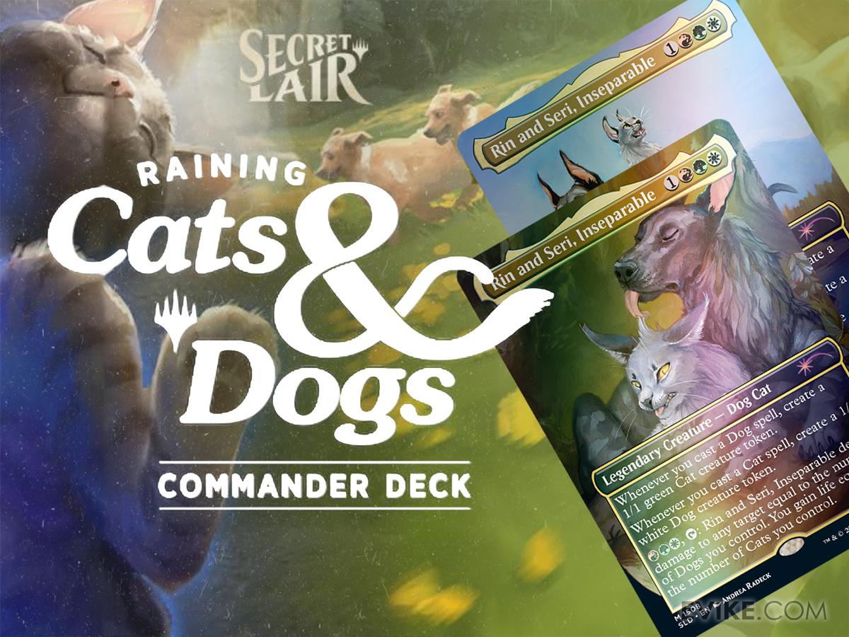 MTG Raining Cats & Dog 開封済未使用品 MTG Secret Lair Commander