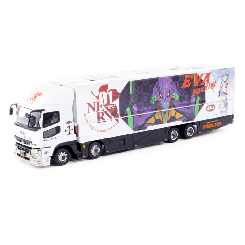 エヴァレーシング 1/64ミニカー Mitsubishi Fuso Super Great EVA