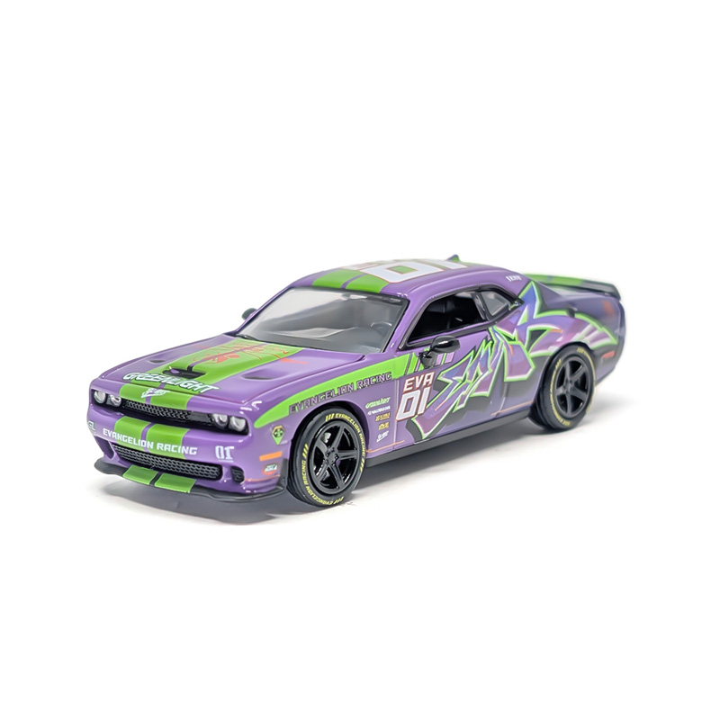 エヴァレーシング 1/64ミニカー EVA RT初号機 GOODRIDE GRスープラ [お