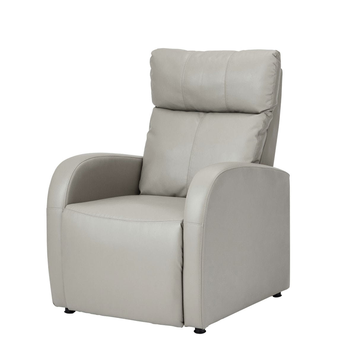 ラウンジチェアDX（レッグレスト連動タイプ）グレージュ【幅66cm】の