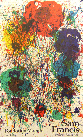Fondation Maerght 1983/サム・フランシス【Sam Francis】ポスター