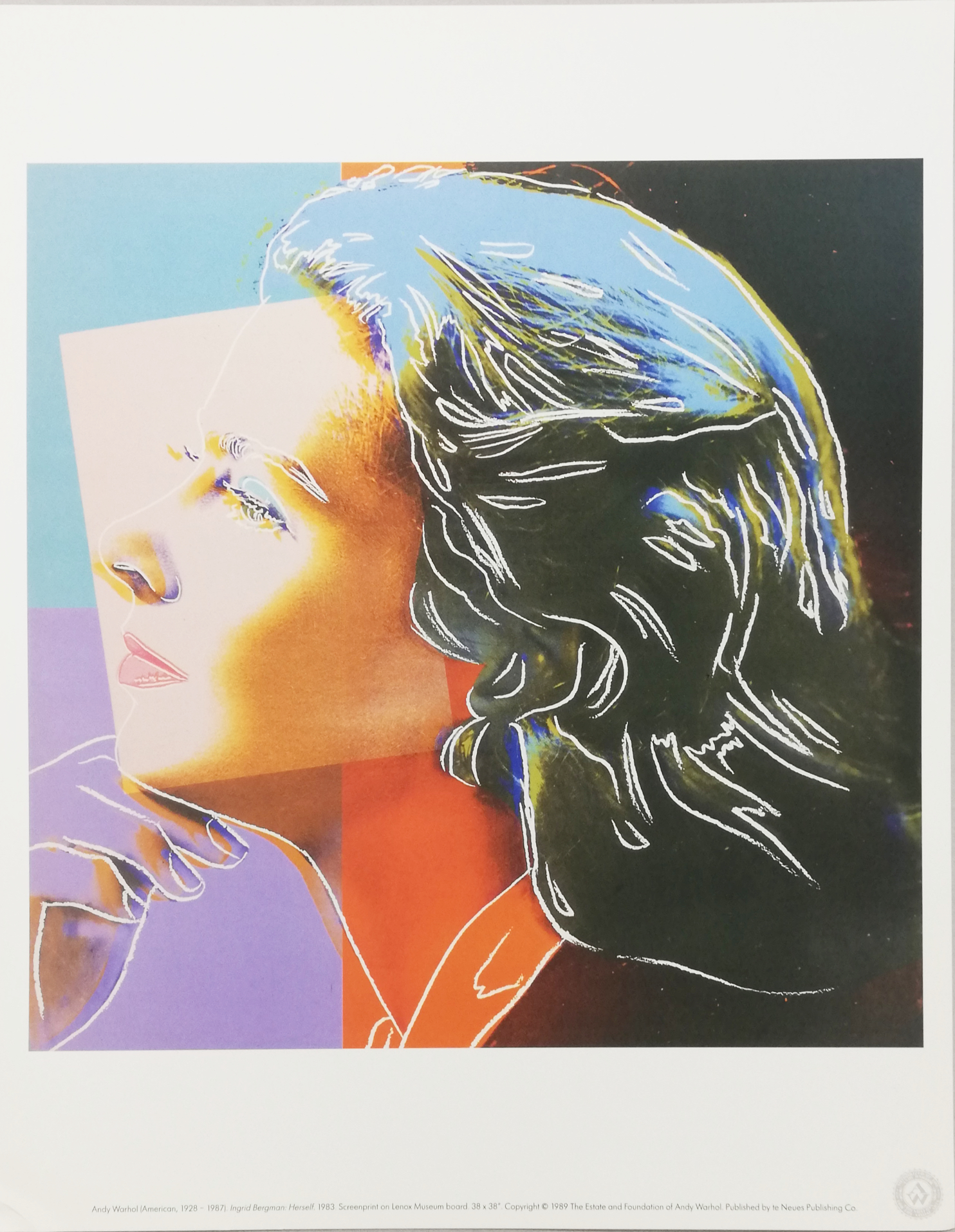 Ingrid Bergman:Herself 1983/アンディ・ウォーホル【Andy Warhol