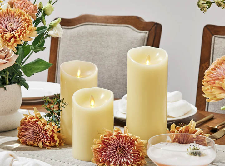 LUMINARA（ルミナラ） ｜ LEDキャンドル ピラー 3.5×7インチ（直径約