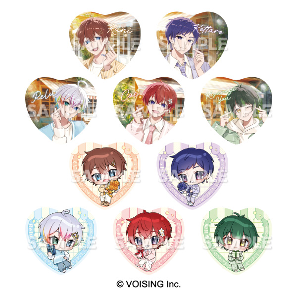 すたぽら トレーディングハート型缶バッジ Part.2 ｜商品情報