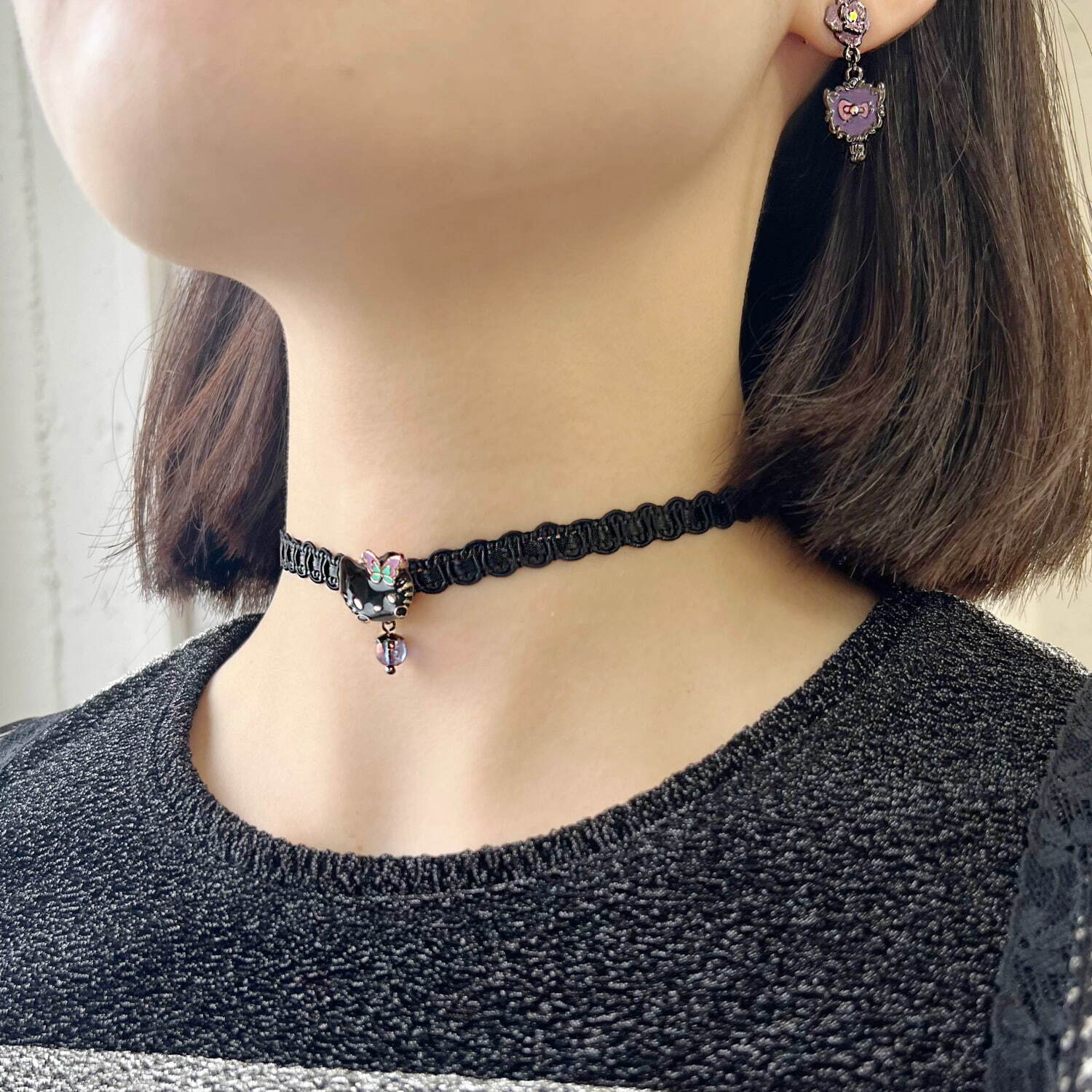 アナ スイ「ハローキティ」コラボアクセサリー、おめかしハローキティ