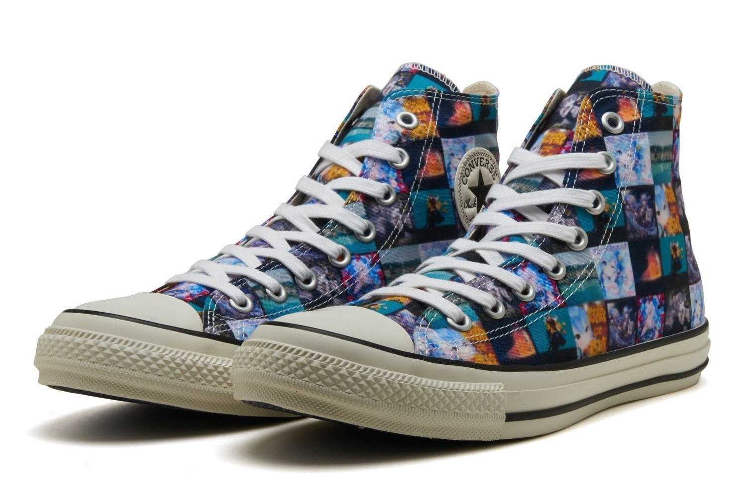 コンバース×星街すいせい“歴代ジャケ写柄”「オールスター」スニーカー