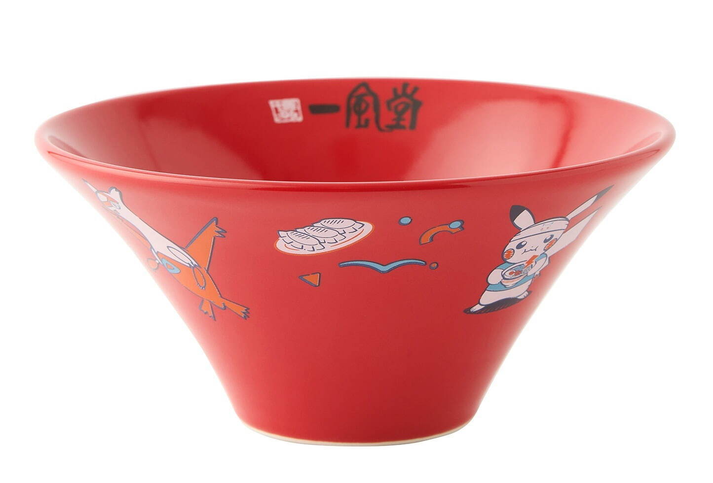 一風堂×ポケモン、ラーメン店主風ピカチュウの有田焼どんぶりやレンゲ