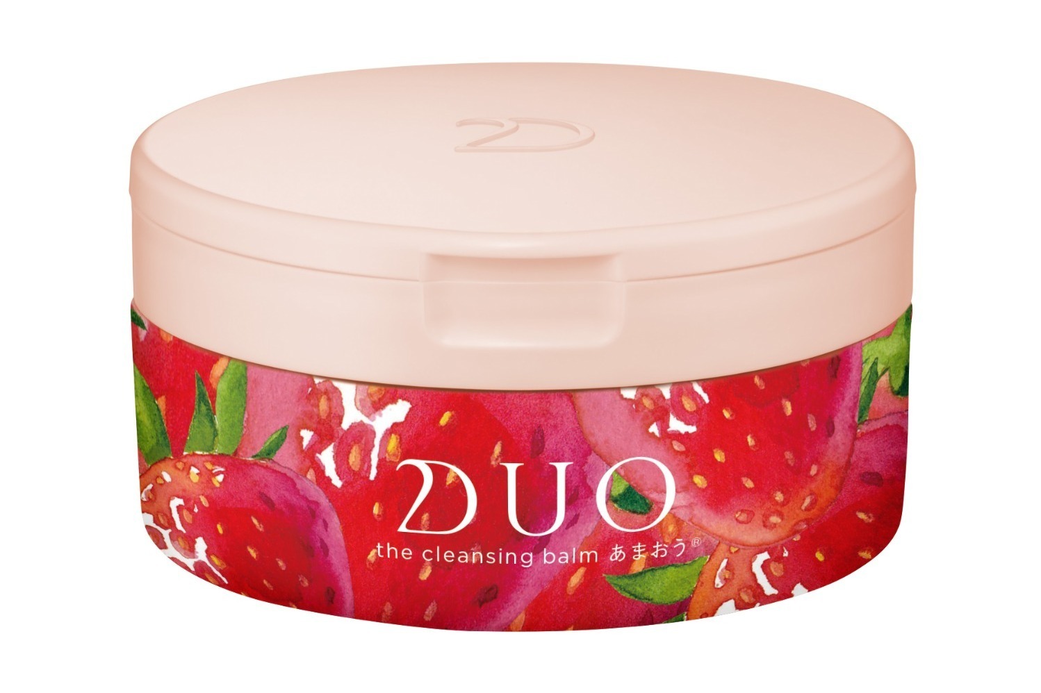 デュオ“苺のクレンジングバーム”があまおうverに - つぶつぶスクラブで