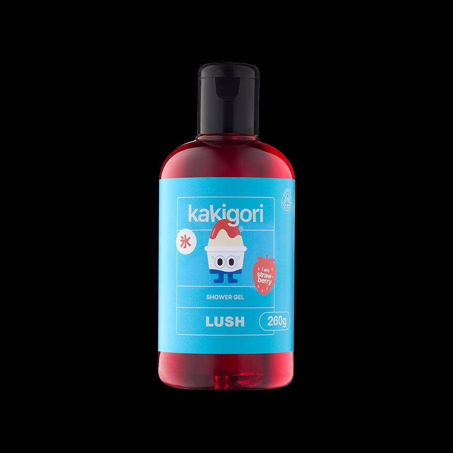ラッシュ25年夏バスアイテム“かき氷”着想のひんやりシャワージェル、苺