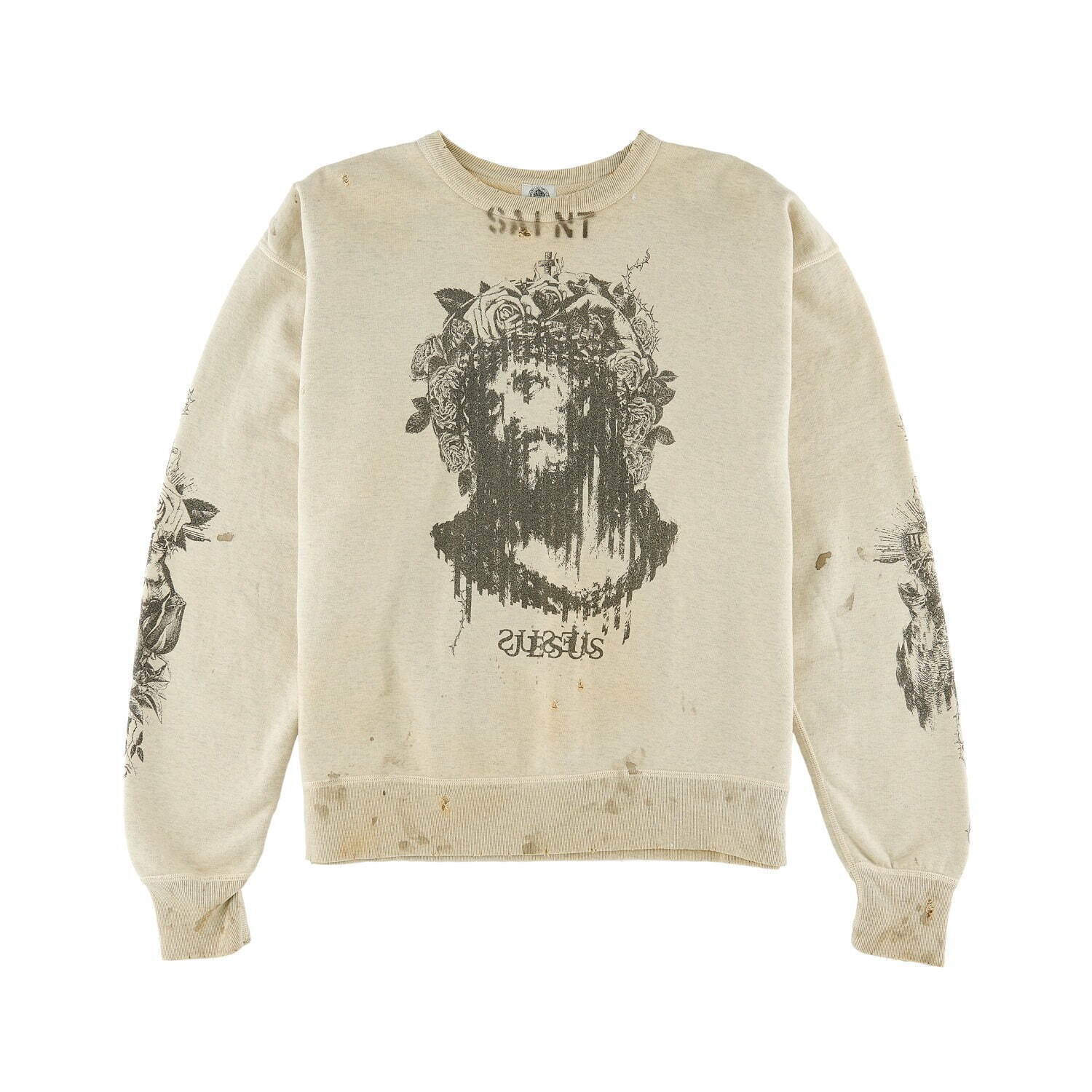 セント マイケル新作ヴィンテージ風スウェットシャツ、河村康輔の