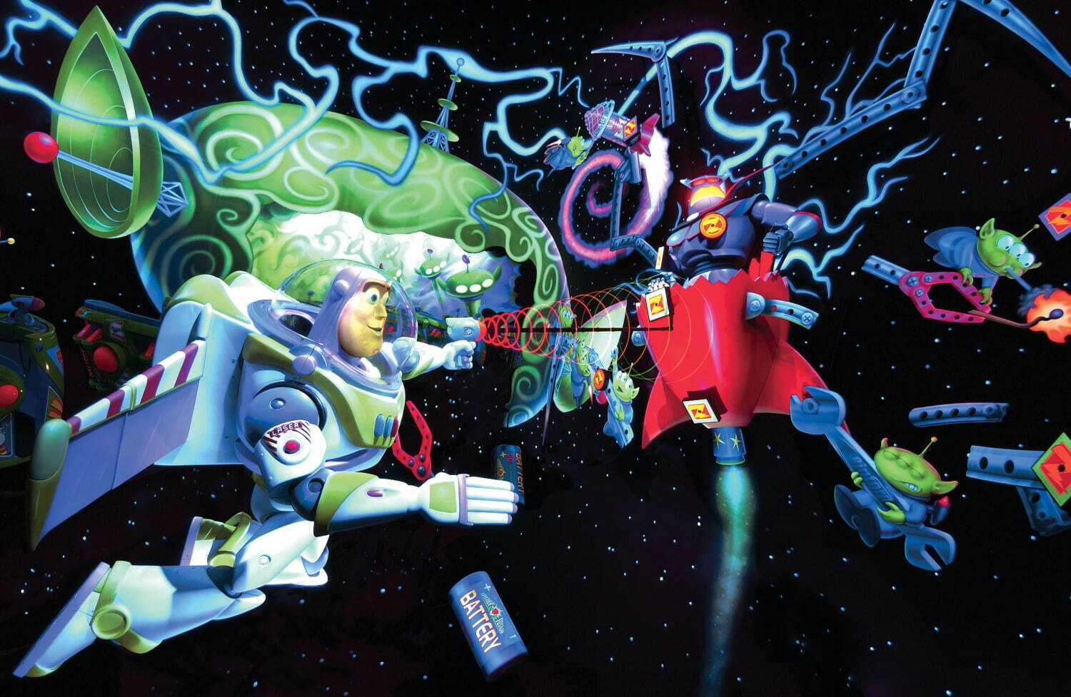 東京ディズニーランド「バズ・ライトイヤーのアストロブラスター」“高