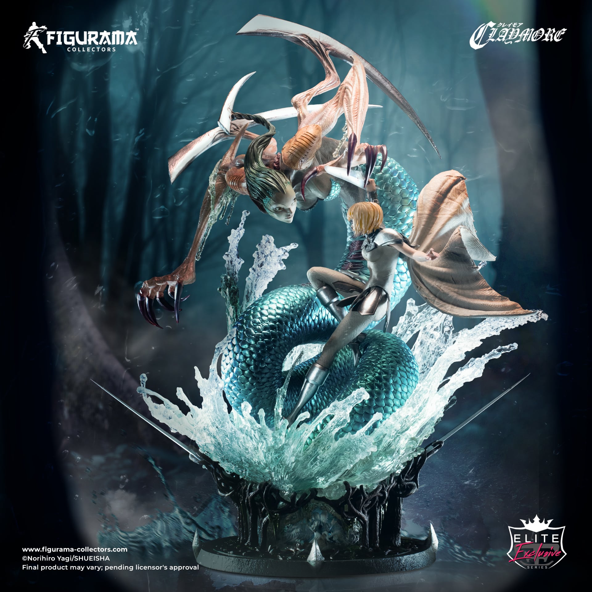 クレイモア クレア vs オフィーリア エリート限定スタチュー アニメ