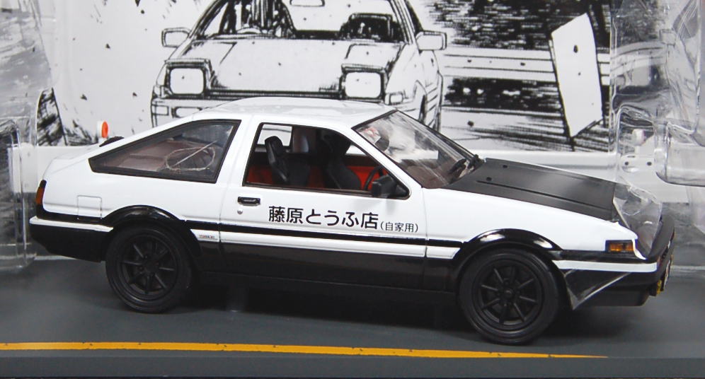 頭文字D 藤原拓海 スプリンタートレノ (AE86) カーボンボンネット