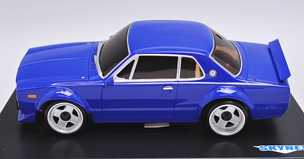 シャコタン☆ブギ ジュンちゃんのハコスカ (青) (ラジコン) - ホビー