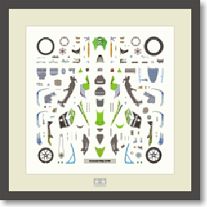 カワサキ Ninja ZX-RR `06 (パーツパネル) - ホビーサーチ カーモデル