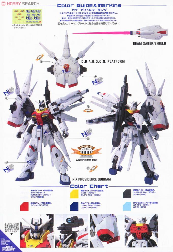 ニクスプロヴィデンスガンダム (1/100) (ガンプラ) - ホビーサーチ