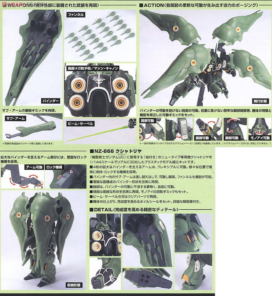 NZ-666 クシャトリヤ (HGUC) (ガンプラ) - ホビーサーチ ガンプラ他