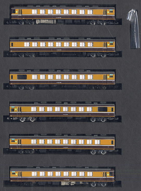 JR 12系 お座敷客車 (くつろぎ・新塗装) (6両セット) (鉄道模型