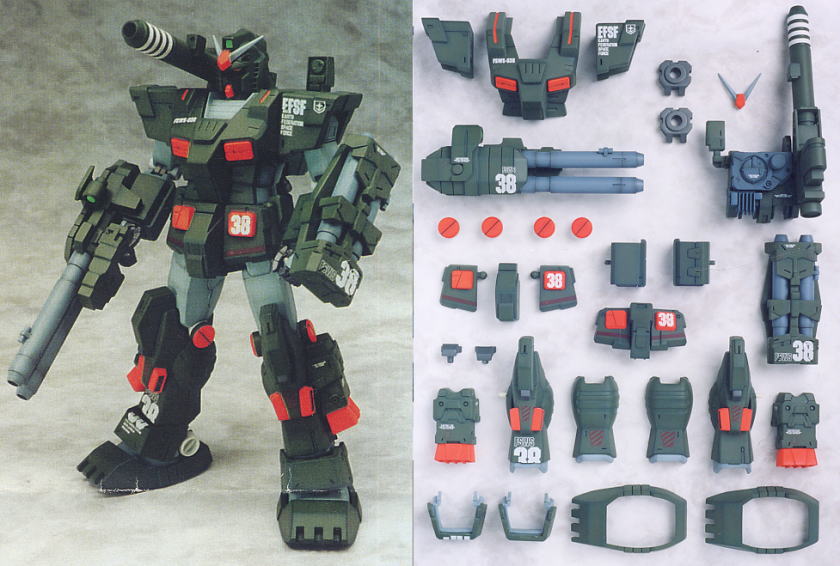 MGガンダムVer.1.5用フルアーマーガンダムVer.Ka改造パーツ (パーツ