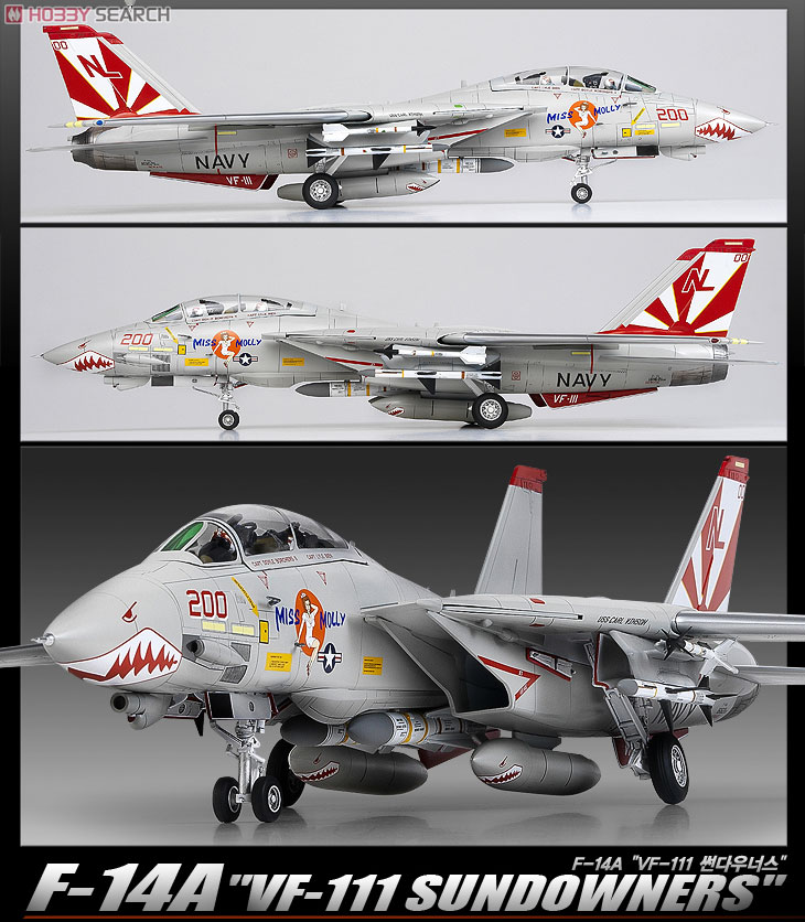 F-14A Tomcat VF-111 Sundowners (Plastic model) - HobbySearch